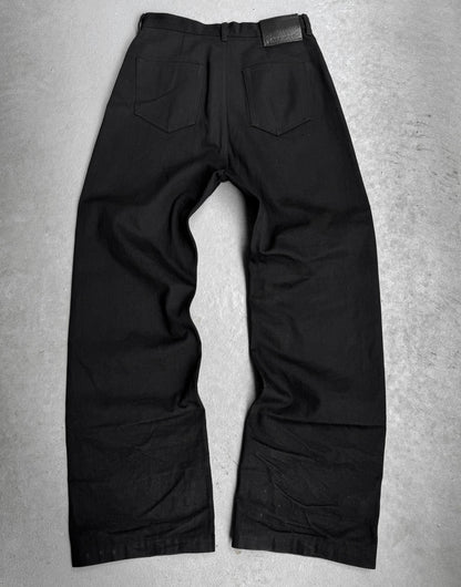Rick Owens DRKSHDW AW22 “STROBE” 16oz Japanese Heavyweight Cotton ‘Geth Cut’ Wide Leg Denim