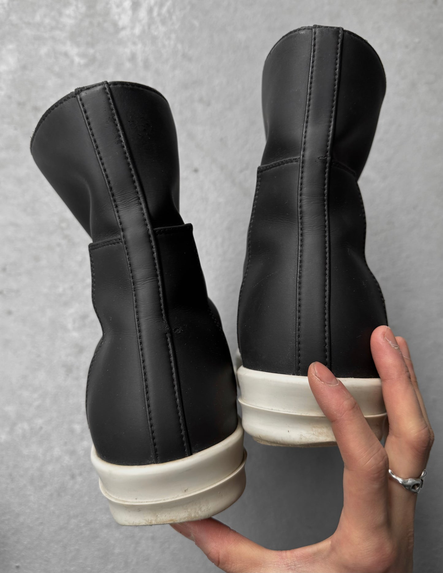 Rick Owens DRKSHDW AW20 “PERFORMA” Front Zip Sneaker Boots