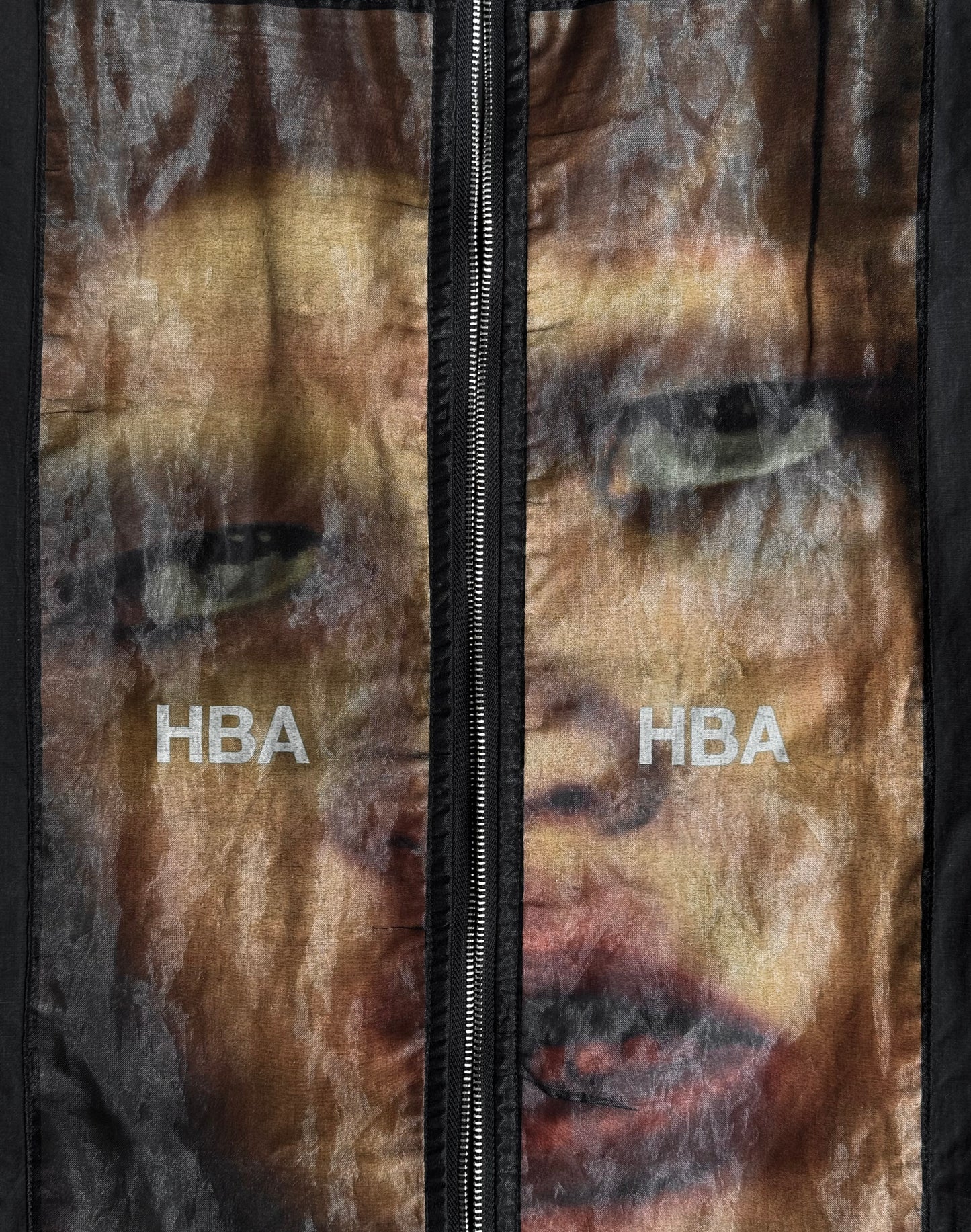 Hood By Air SS14 Graphic Zip-up Cut Out Shirts