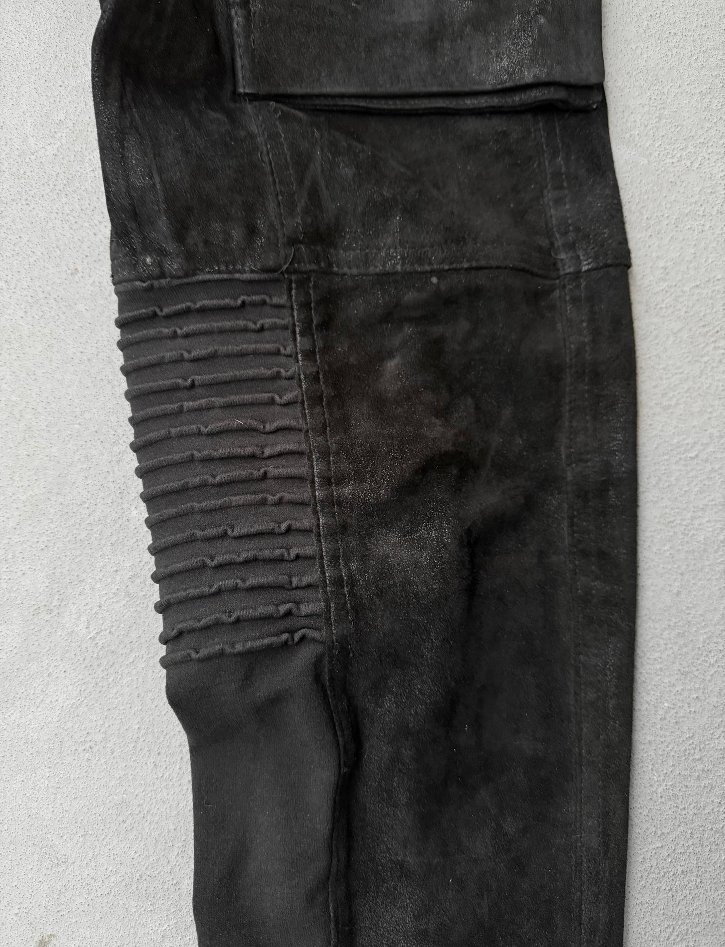 Rick Owens DRKSHDW SS15 “FAUN” Blistered Lambskin Leather Memphis Pants