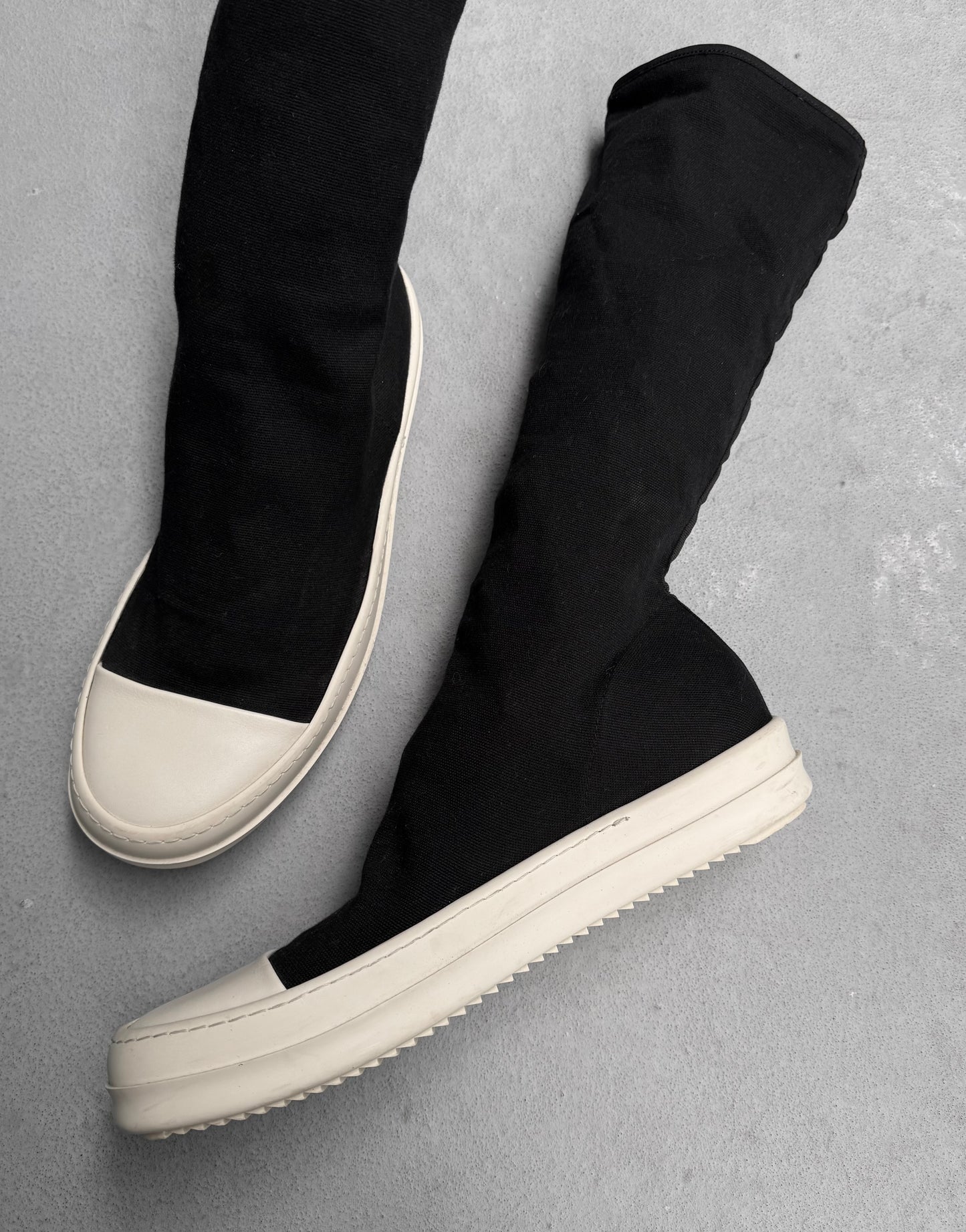 Rick Owens DRKSHDW AW15 “SPHINX” Canvas Sock Ramones Sneakers