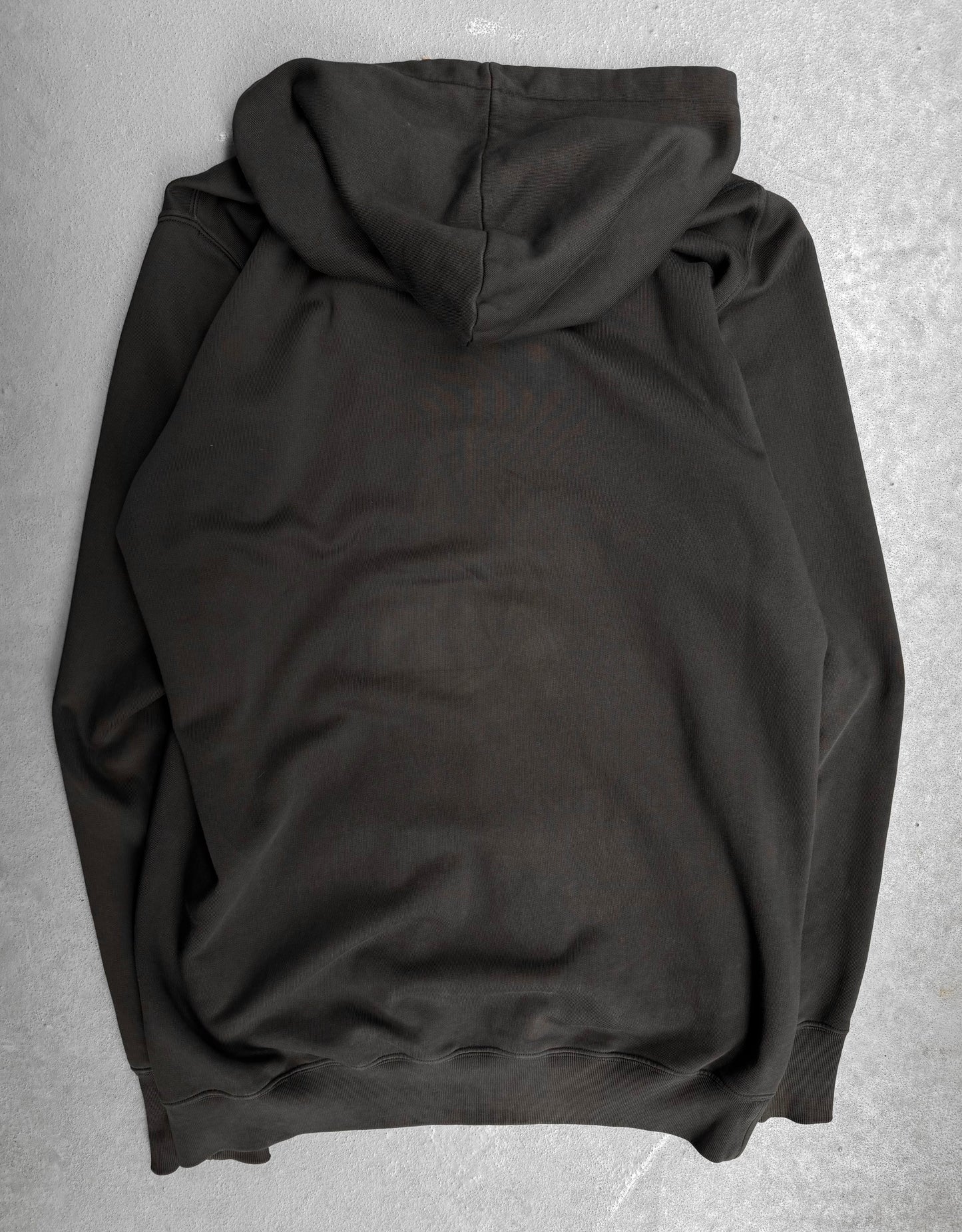 Rick Owens DRKSHDW SS12 “NASKA” Dark Dust Drawstring Hoodie
