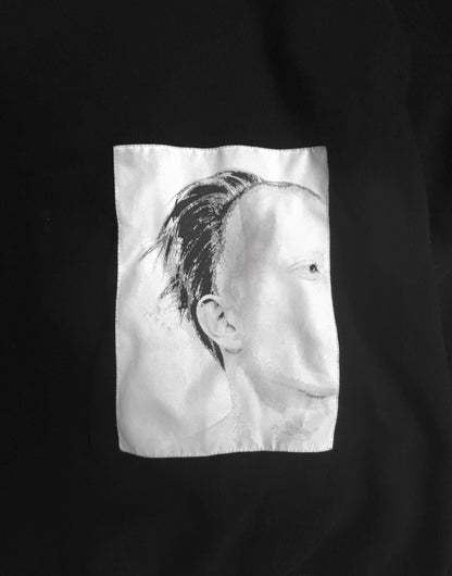 Rick Owens DRKSHDW AW13 "PLINTH" Patch Graphic Long-sleeves Jumper