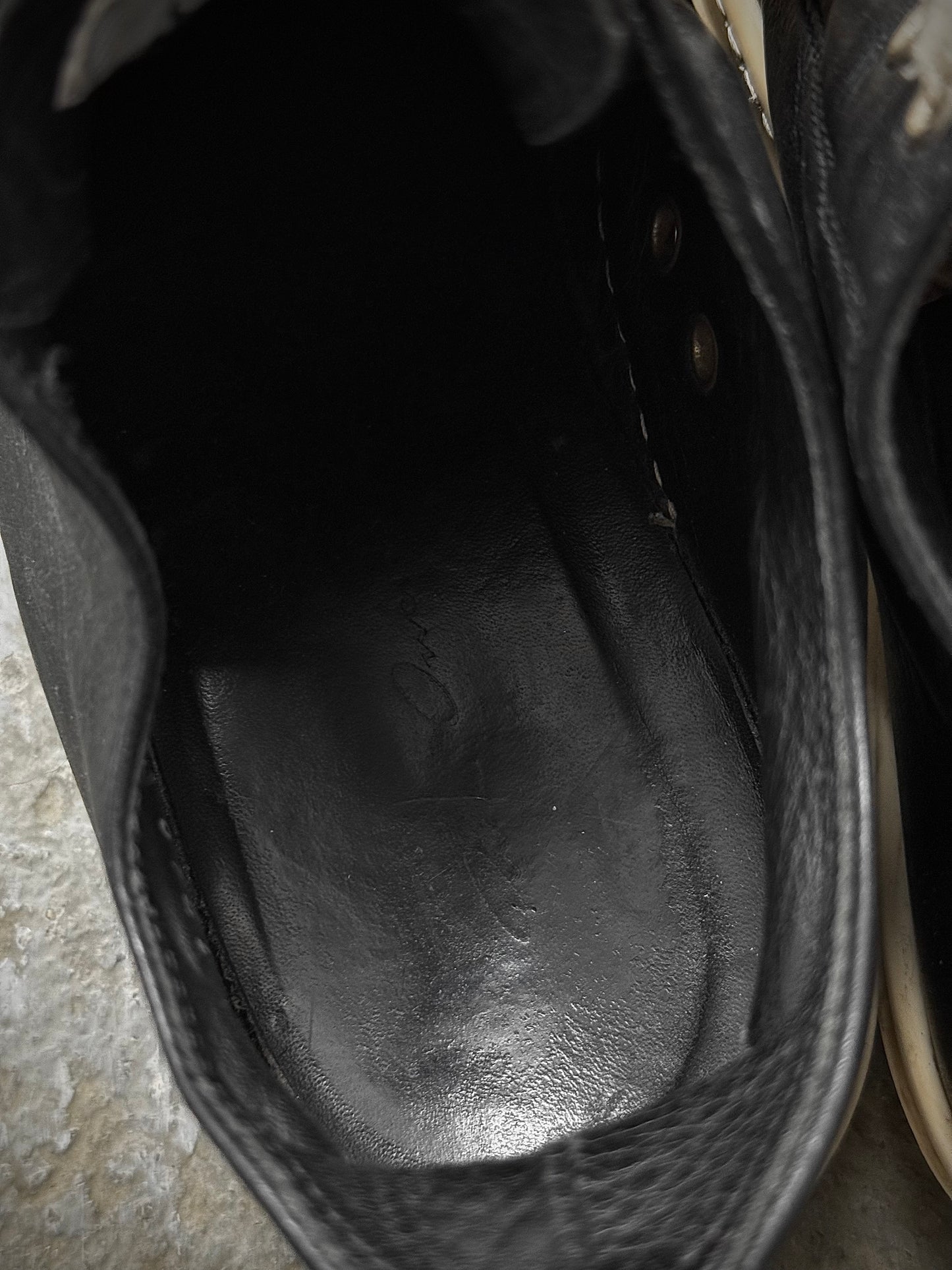 Rick Owens AW16 "MASTODON" Low-top Ramones Calf Leather Sneakers
