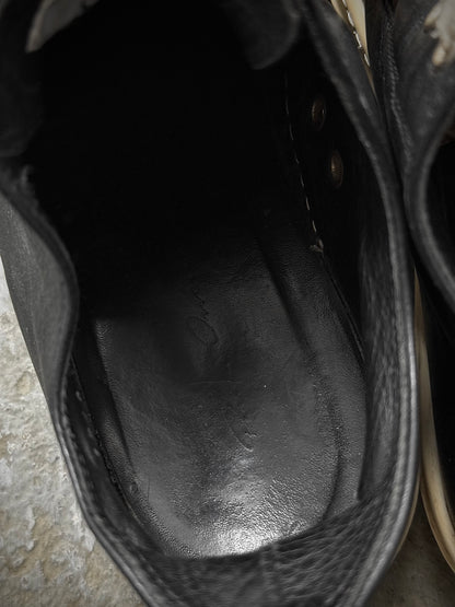 Rick Owens AW16 "MASTODON" Low-top Ramones Calf Leather Sneakers