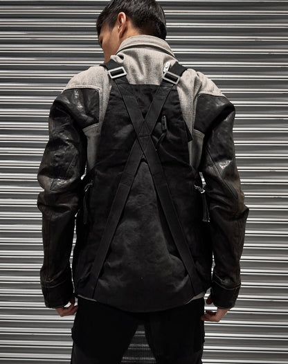 Boris Bidjan Saberi SS19 ‘VESTBAG2.1-F1944’ Coated Denim Vest Bag
