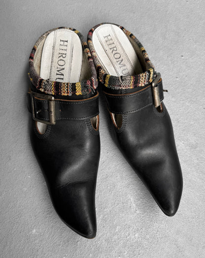 Hiromu Takahara Early 00s Buckle Strap Cowboy Mules