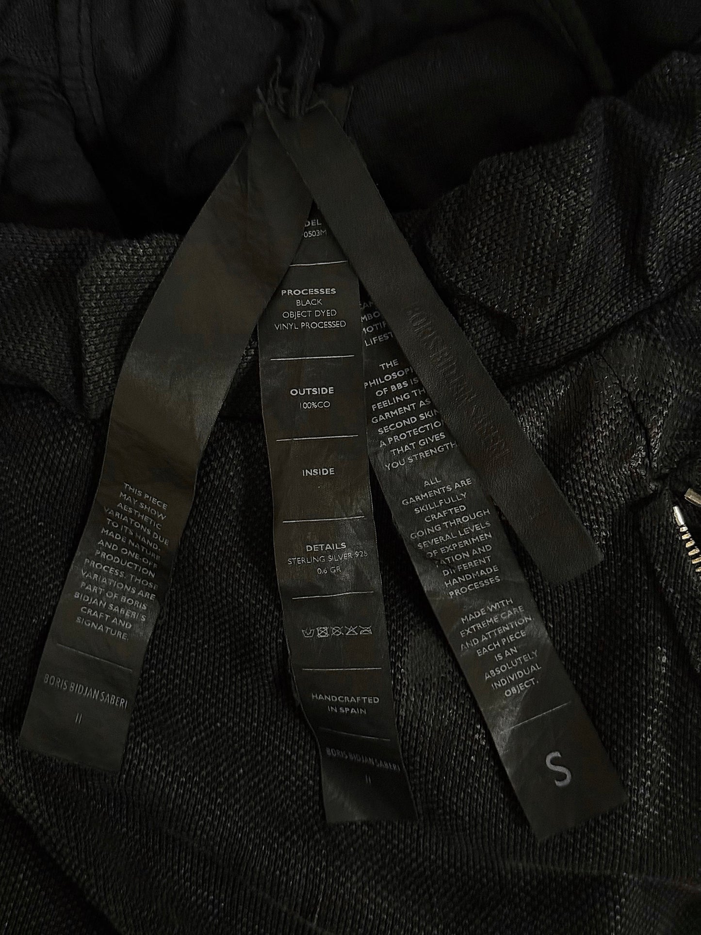 Boris Bidjan Saberi SS17 ‘P15-F0503M’ Object-dyed Vinyl Processed Military Drop-crotch Shorts