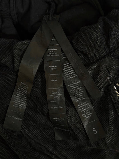 Boris Bidjan Saberi SS17 ‘P15-F0503M’ Object-dyed Vinyl Processed Military Drop-crotch Shorts