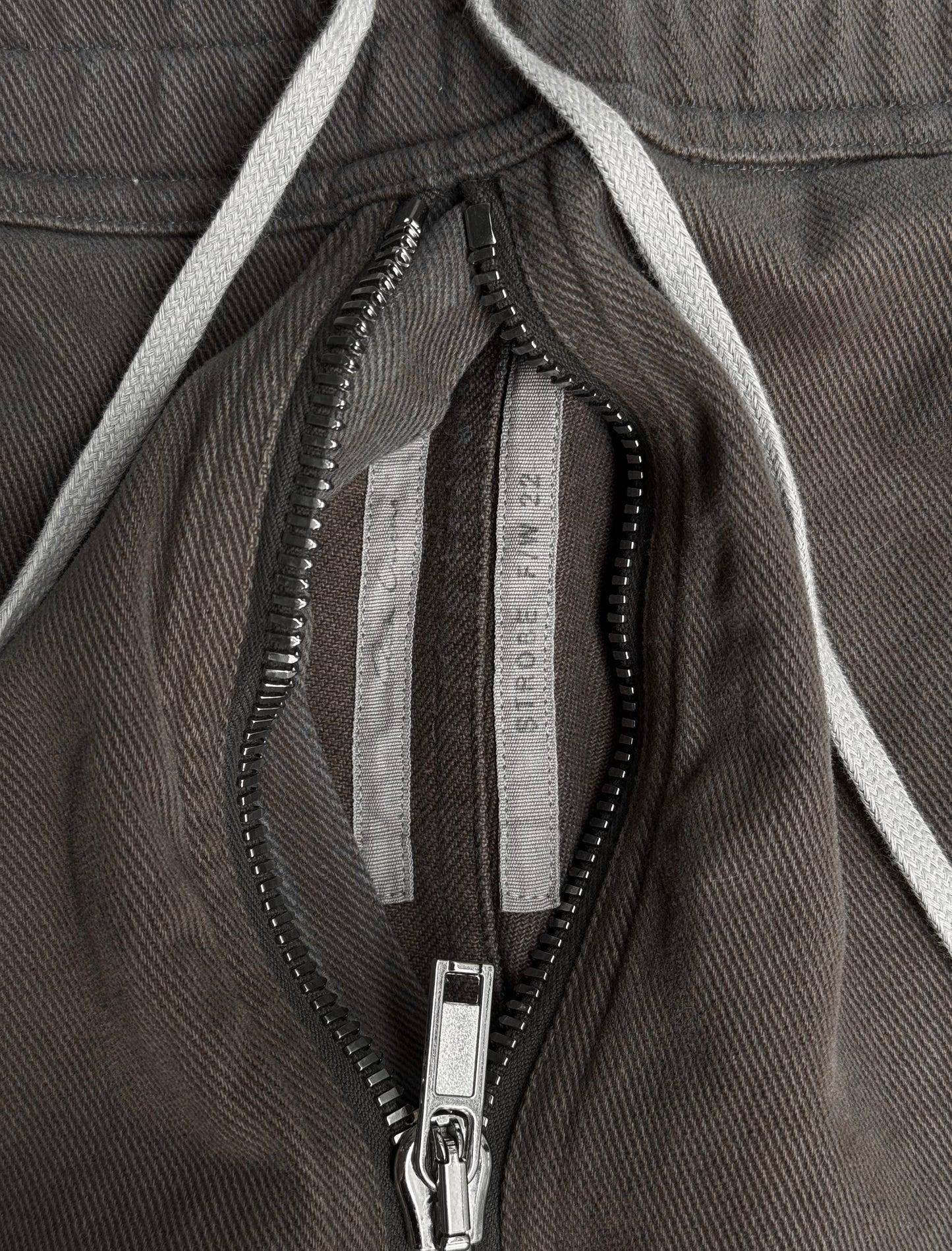 Rick Owens AW22 “STROBE” Brown Jumbo Leg ‘Bela’ Pants