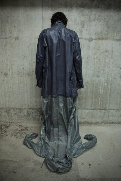 Carol Christian Poell 'LOM/2400 ROOLS-PTC/29' Reversible Object-dyed Kangaroo Leather Parachute Parka detail | DRIEW GARMENTS
