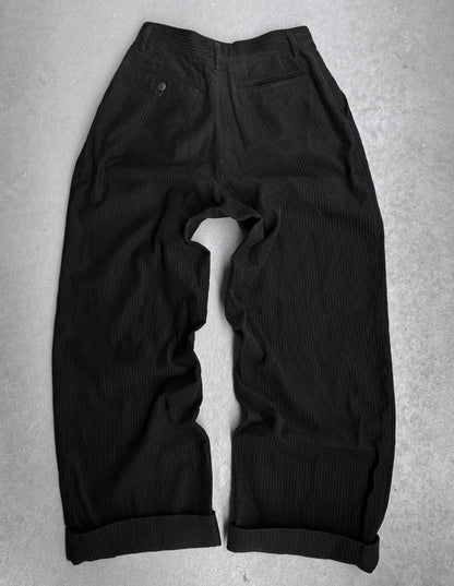 5351 Pour Les Hommes Early 00s Pleated Corduroy Wide Leg Pants