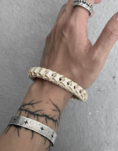 IfSixWasNine Genuine Python Spine Bones Bracelet
