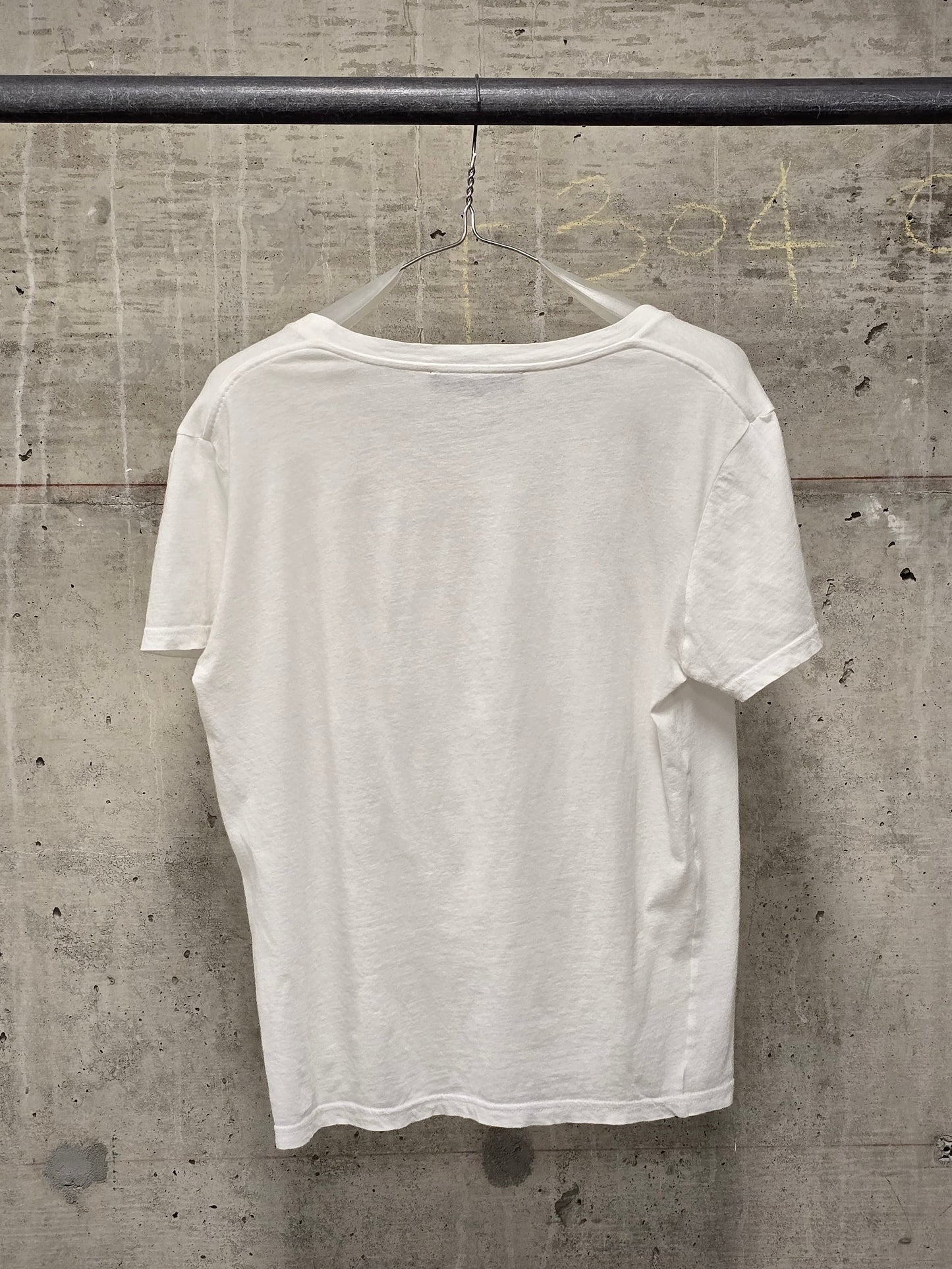 VERONIQUE BRANQUINHO Early 00s White Crewneck Boxy T-Shirt