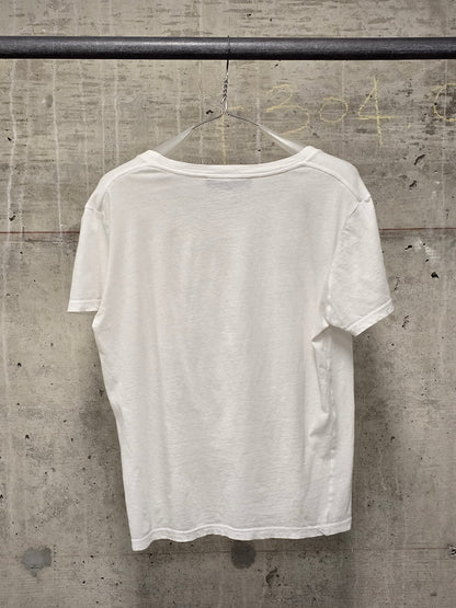 VERONIQUE BRANQUINHO Early 00s White Crewneck Boxy T-Shirt