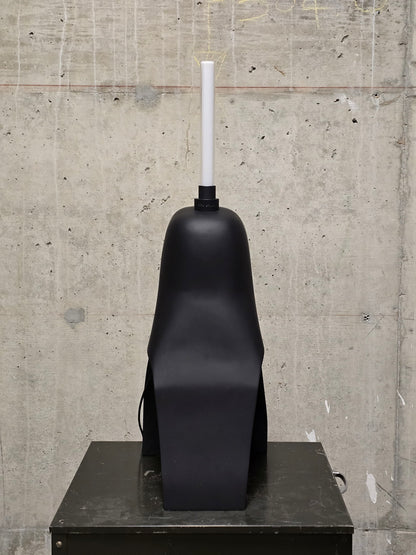 Rick Owens AW22 "STROBE" Black 'HEDJET' Helmet Lamp