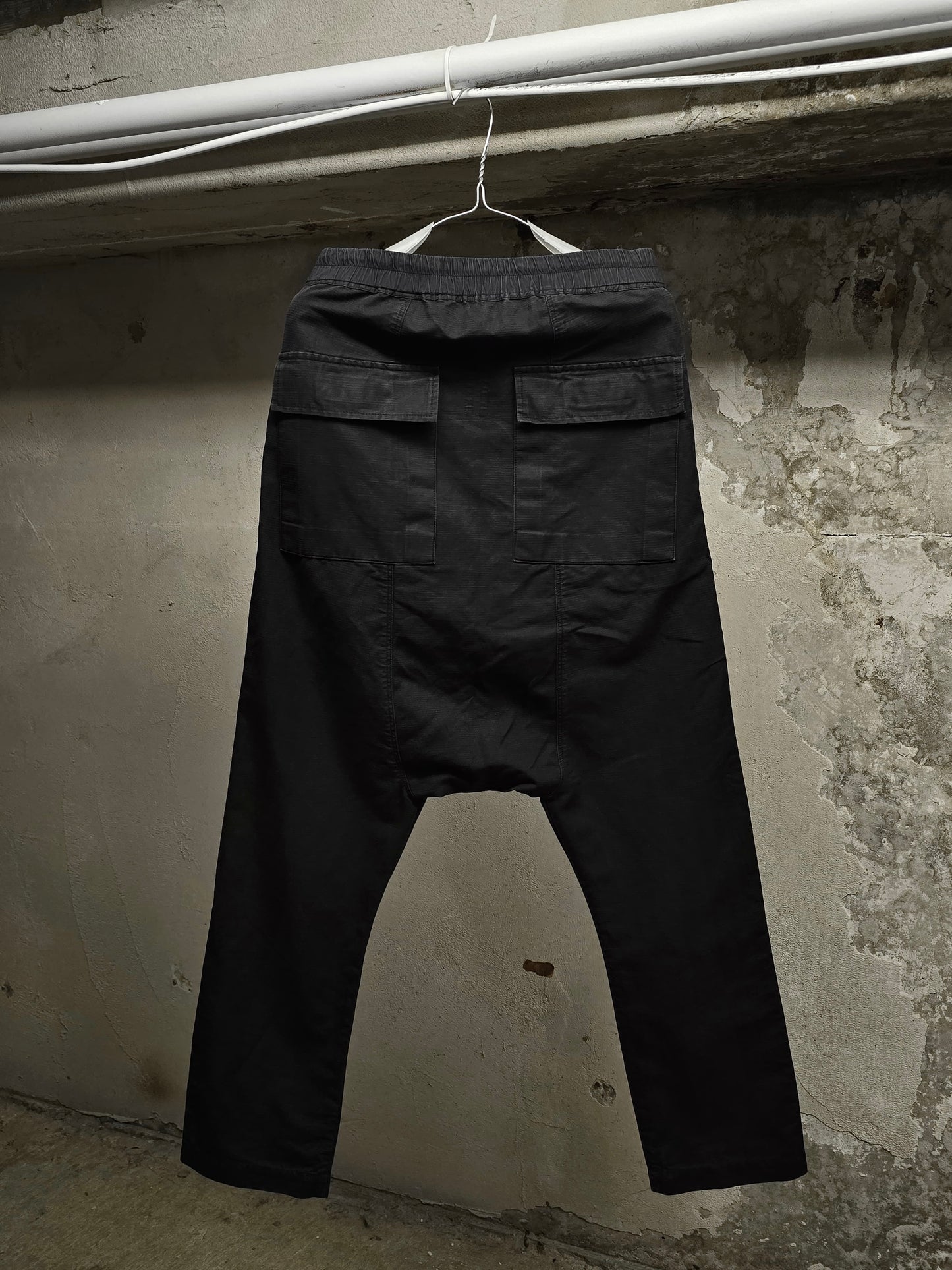 Rick Owens SS14 "VICIOUS" Cotton Ramie Drop-crotch Pants detail | DRIEW GARMENTS