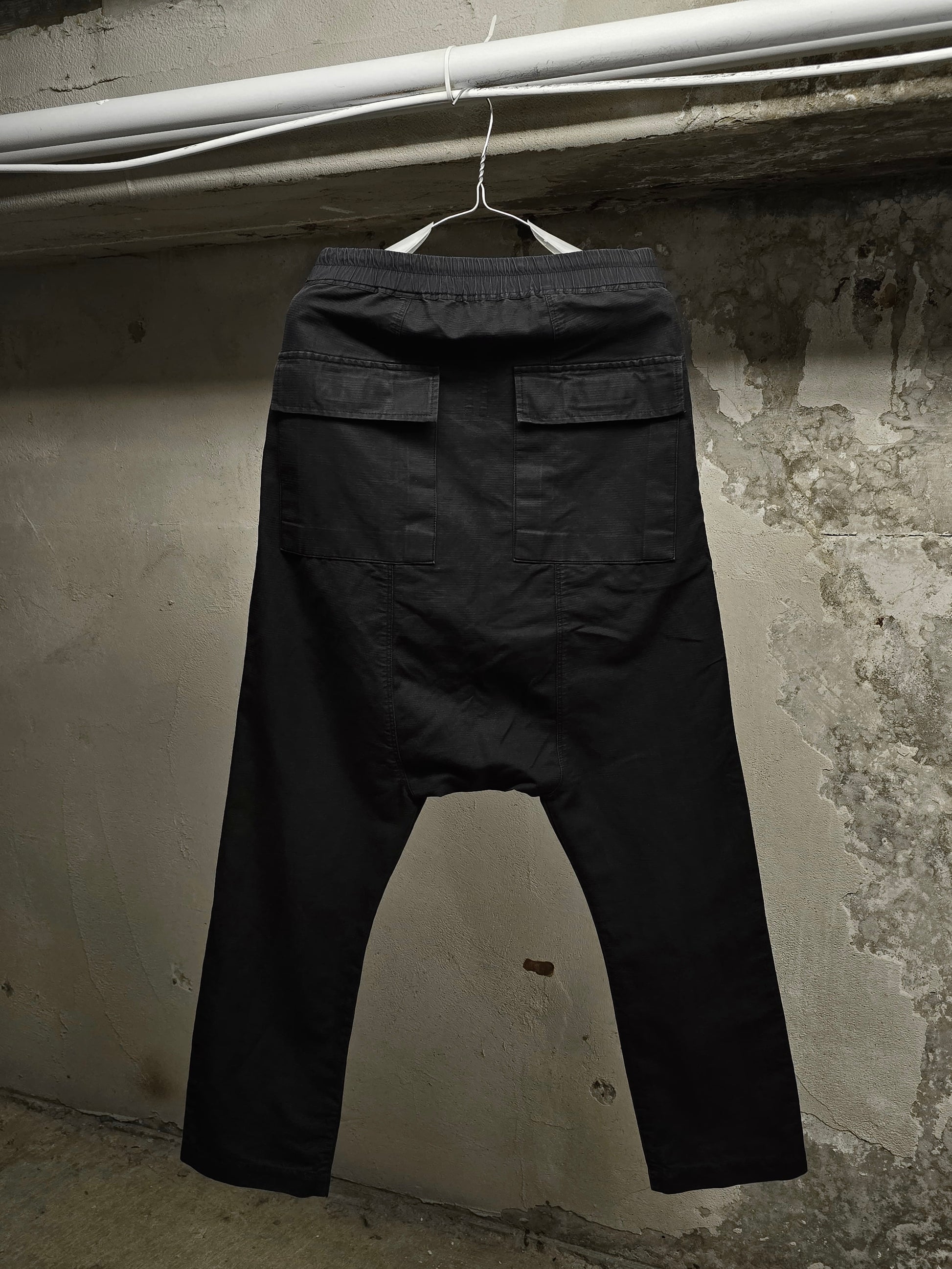Rick Owens SS14 "VICIOUS" Cotton Ramie Drop-crotch Pants detail | DRIEW GARMENTS