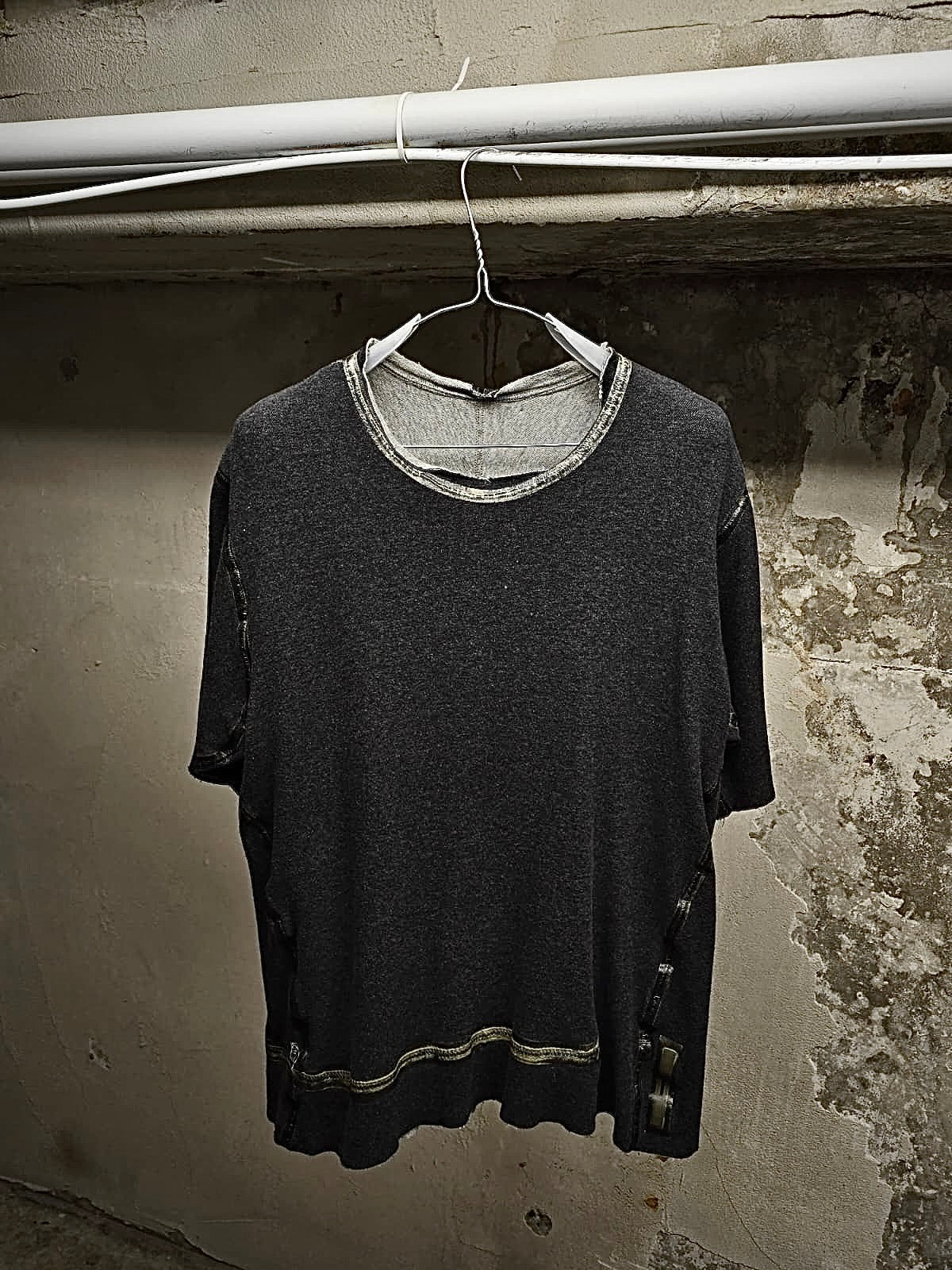TaichiMurakami Taichi Murakami Coin Taped Seam Reversible U T-shirt | Archive Fashion Toronto
