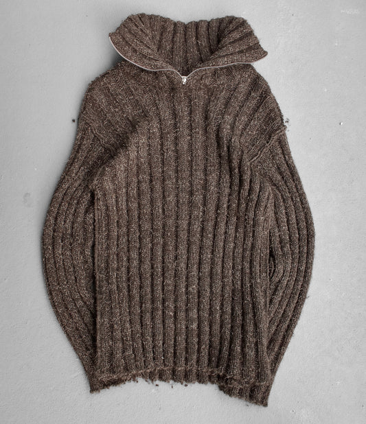 Masakï Matsushïma HOMME Early 00s Fuzzy Wool Knit