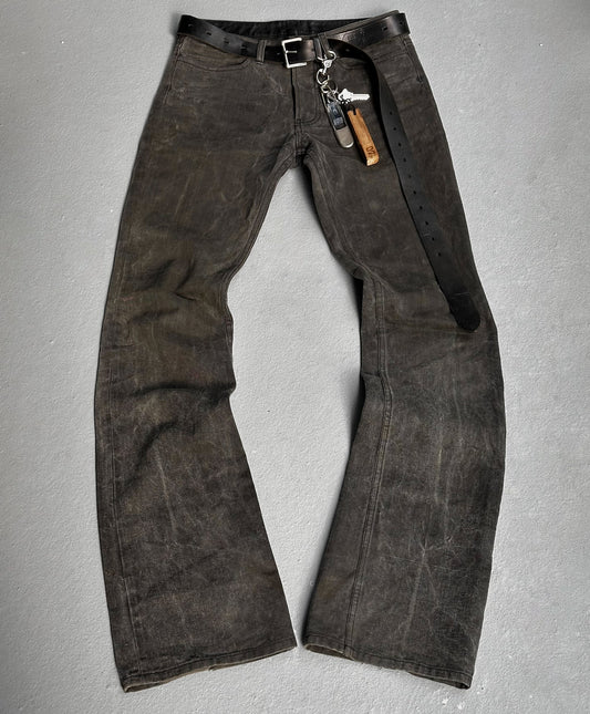 RipVanWinkle Early 00s Stonewash Grey Bootcut Denim