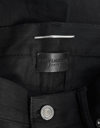 Saint Laurent Paris AW13 ‘D04’ Leather Biker Skinny Denim