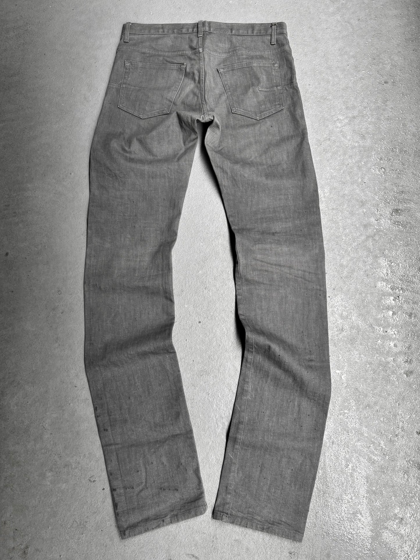 DIOR HOMME by Hedi Slimane SS06 Grey Bootcut Denim