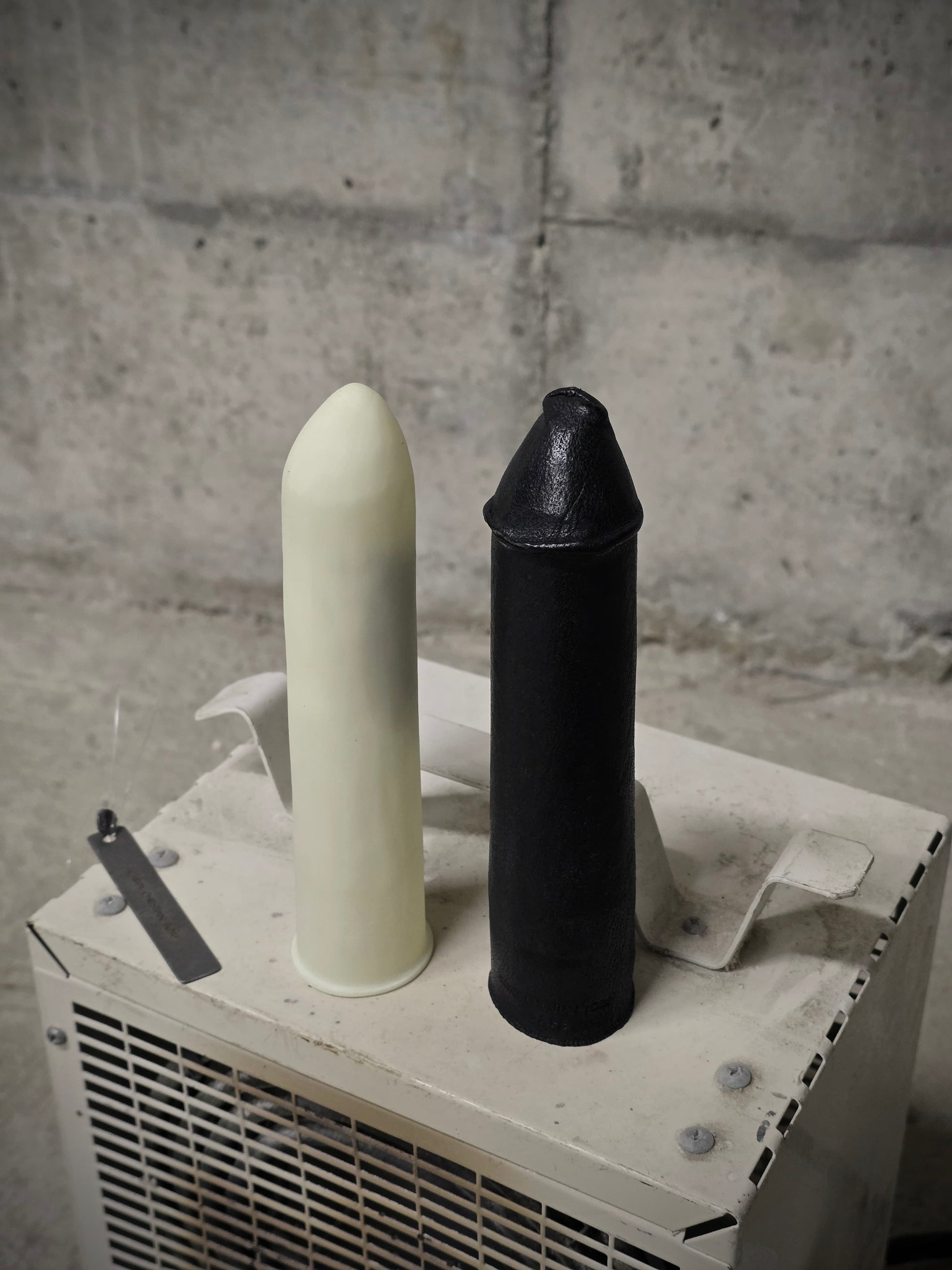 Carol Christian Poell 'AM/1060 ELEER-PTC/010' Object-Dyed Leather Condom detail | DRIEW GARMENTS