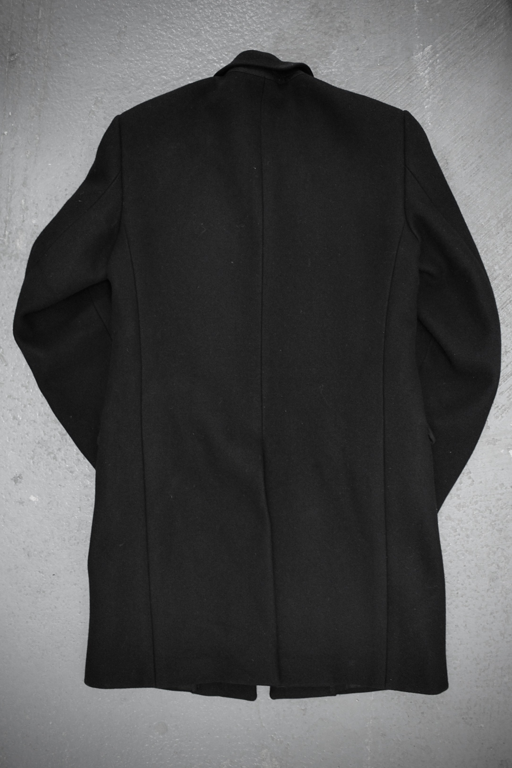 DIOR HOMME AW07 Classic Tailored Heavy Wool Coat | DRIEW