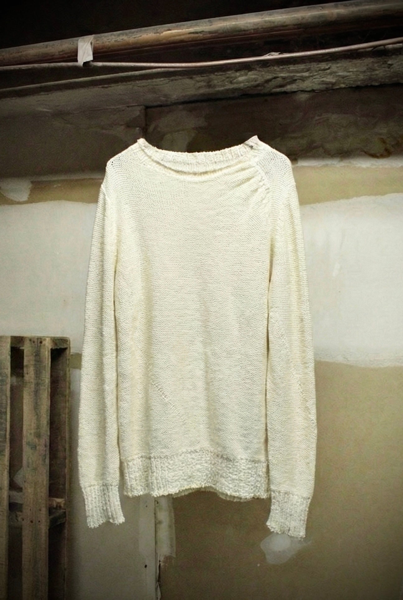 Carol Christian Poell ‘KM/2629-IN PENTASIR/1’ Seamless Round Neck Wool Knitted Sweater