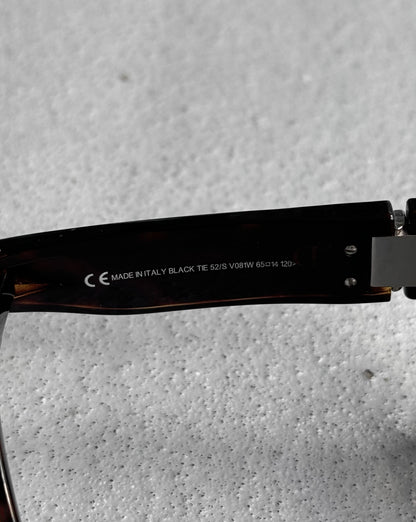 DIOR HOMME Early 00s by Hedi Slimane ‘Black Tie 52/S’ Foldable Sunglasses