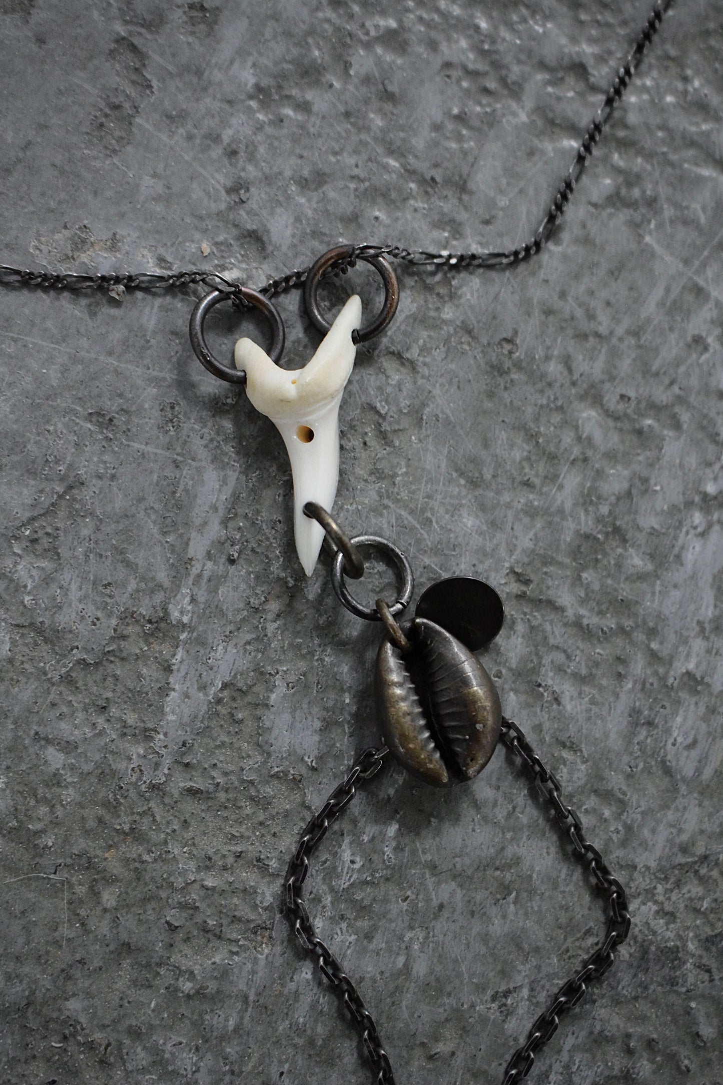 gunda Early 00s Shark Tooth .925 Silver Chain Necklace | Archive Fashion Toronto