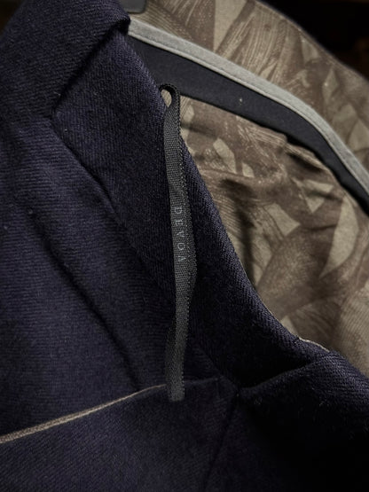 DEOVA 2010s Dark Navy Wool J-cut Cargos Pants