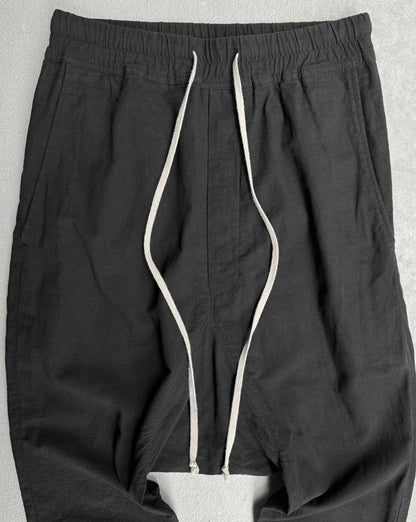 Rick Owens SS18 “DIRT” Lightweight Cotton Drop-crotch Pants