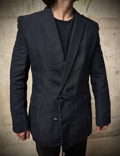 Leopold Bossert SS17 Overlock Stitch Classic Suit Jacket