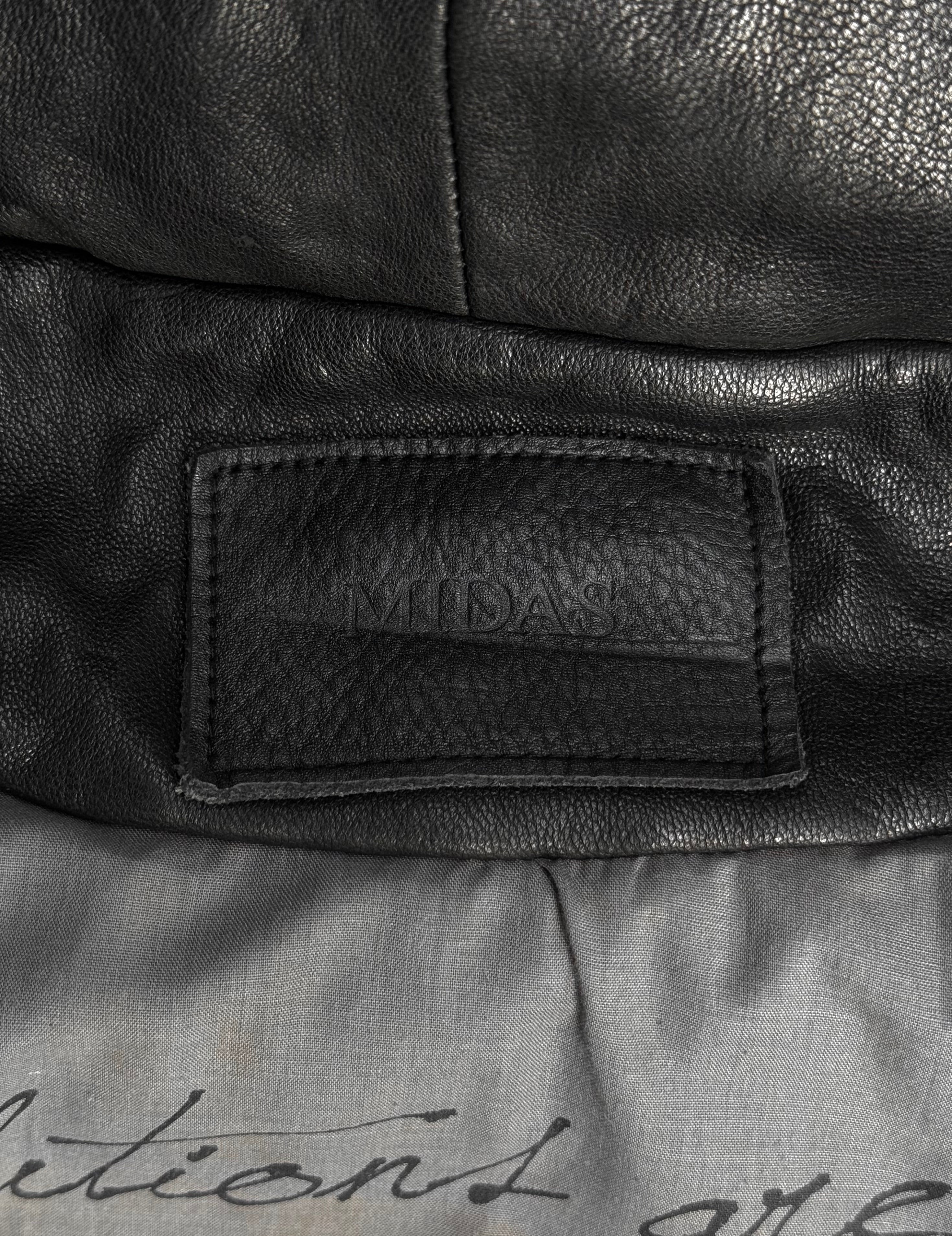 Midas Y2K Sheepskin Leather Jacket | Concealed Hood – DRIEW