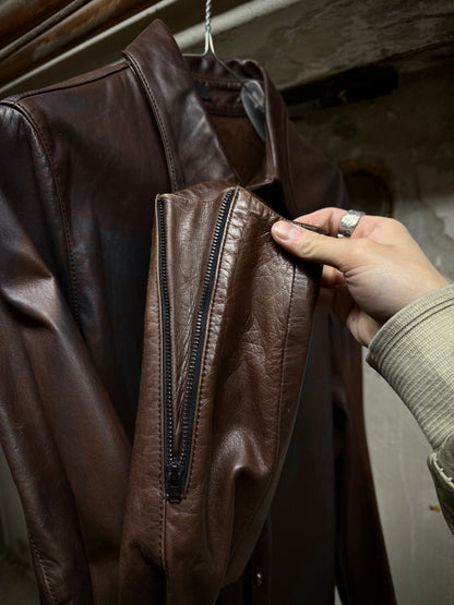 IfSixWasNine 'SHIRT GYPSY-G.0. J/M' Foliage Print Horse Leather Shirt detail | DRIEW GARMENTS