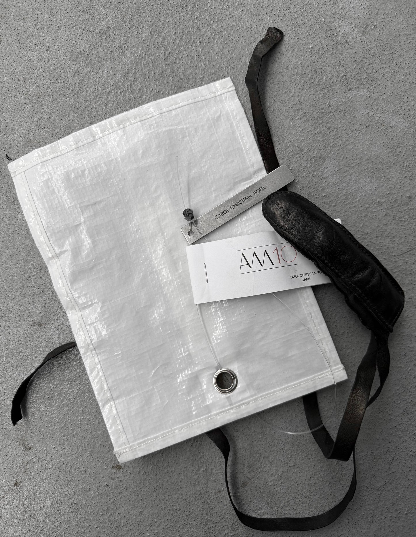 Carol Christian Poell ‘AM/10’ Limited Edition Object-dyed Kangaroo Leather Finger Necklace