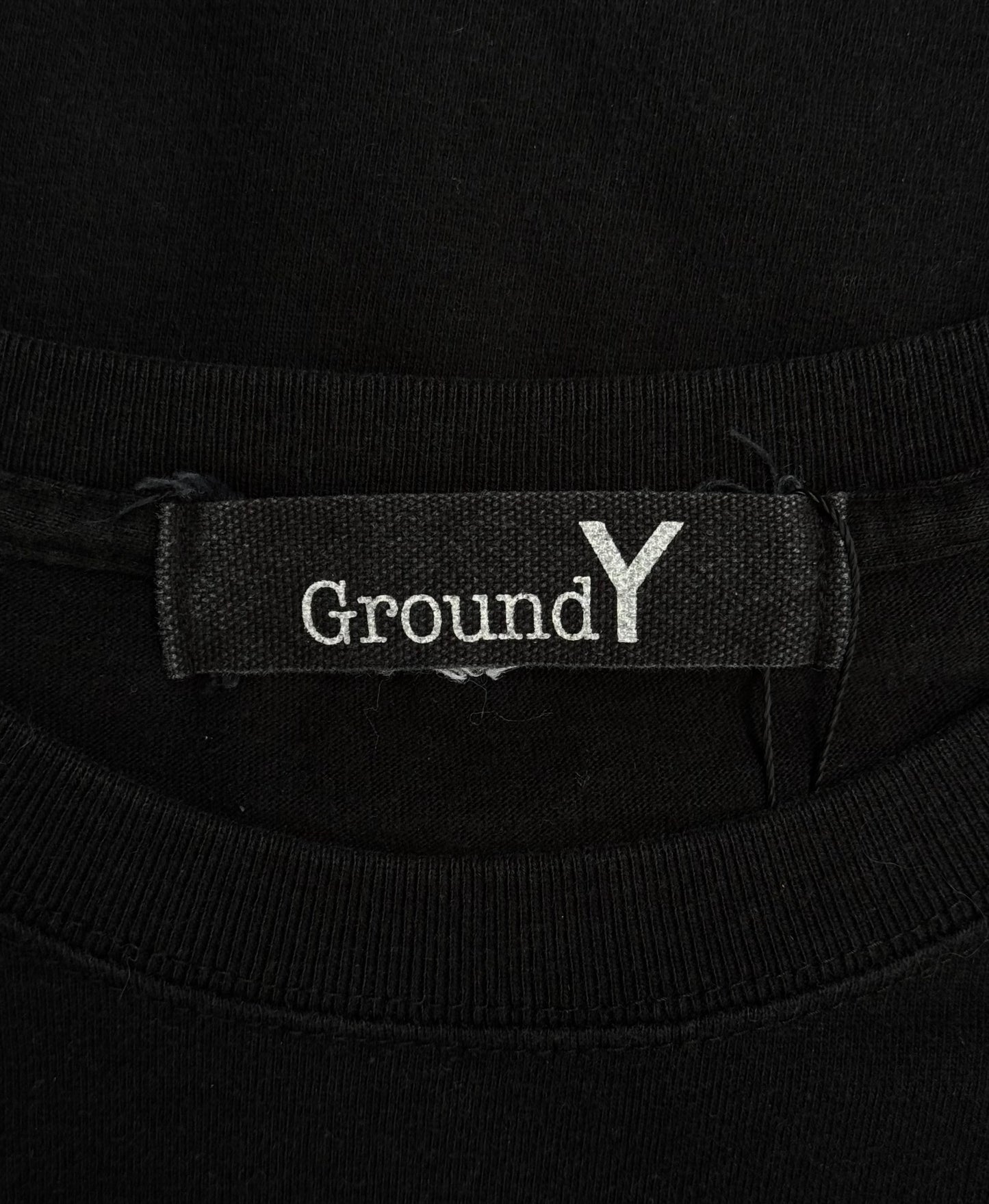 Ground Y by Yohji Yamamoto Early 00s Inverted Logo Long-sleeves