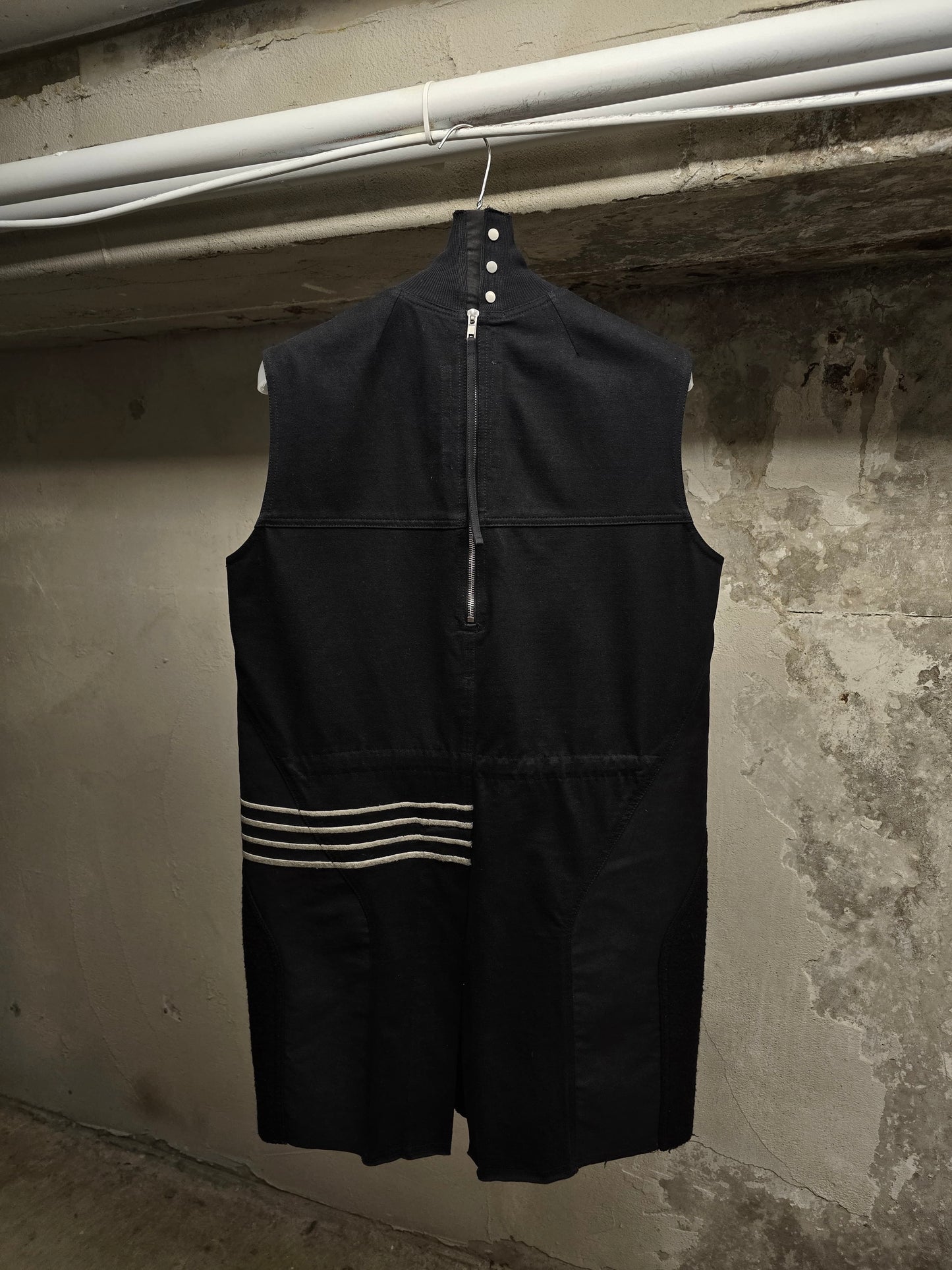Rick Owens AW15 "SPHINX" Geopatch Mock Neck Tunic