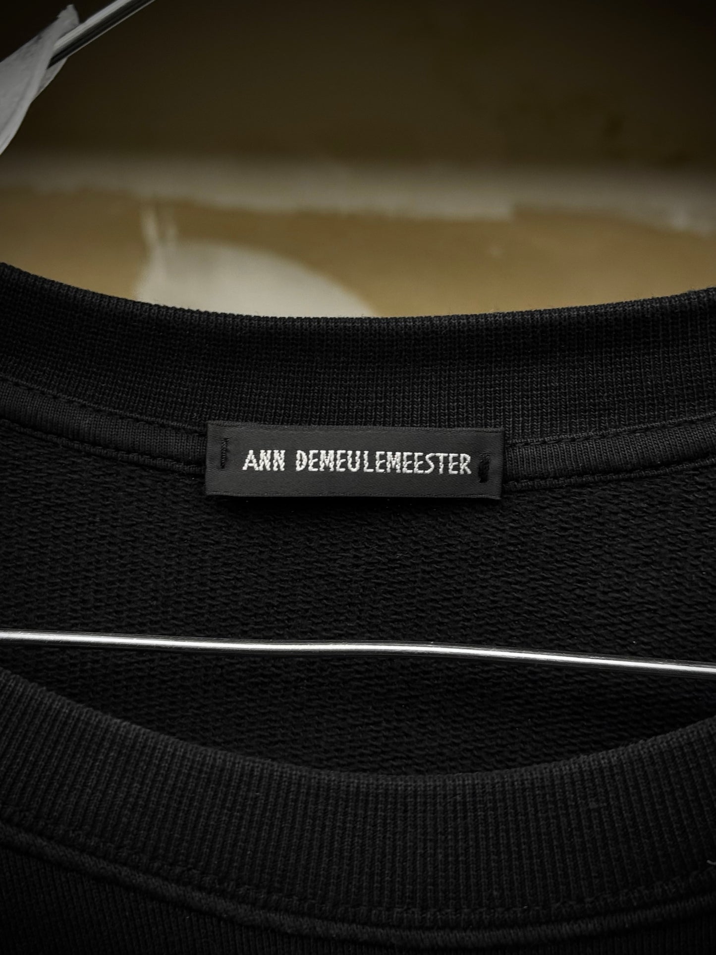 Ann Demeulemeester AW21 'Holy' Oversized Crewneck Jumper