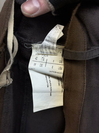 Rick Owens SS04 "CITROEN' Slashed Knee Zipper Cargo Pants