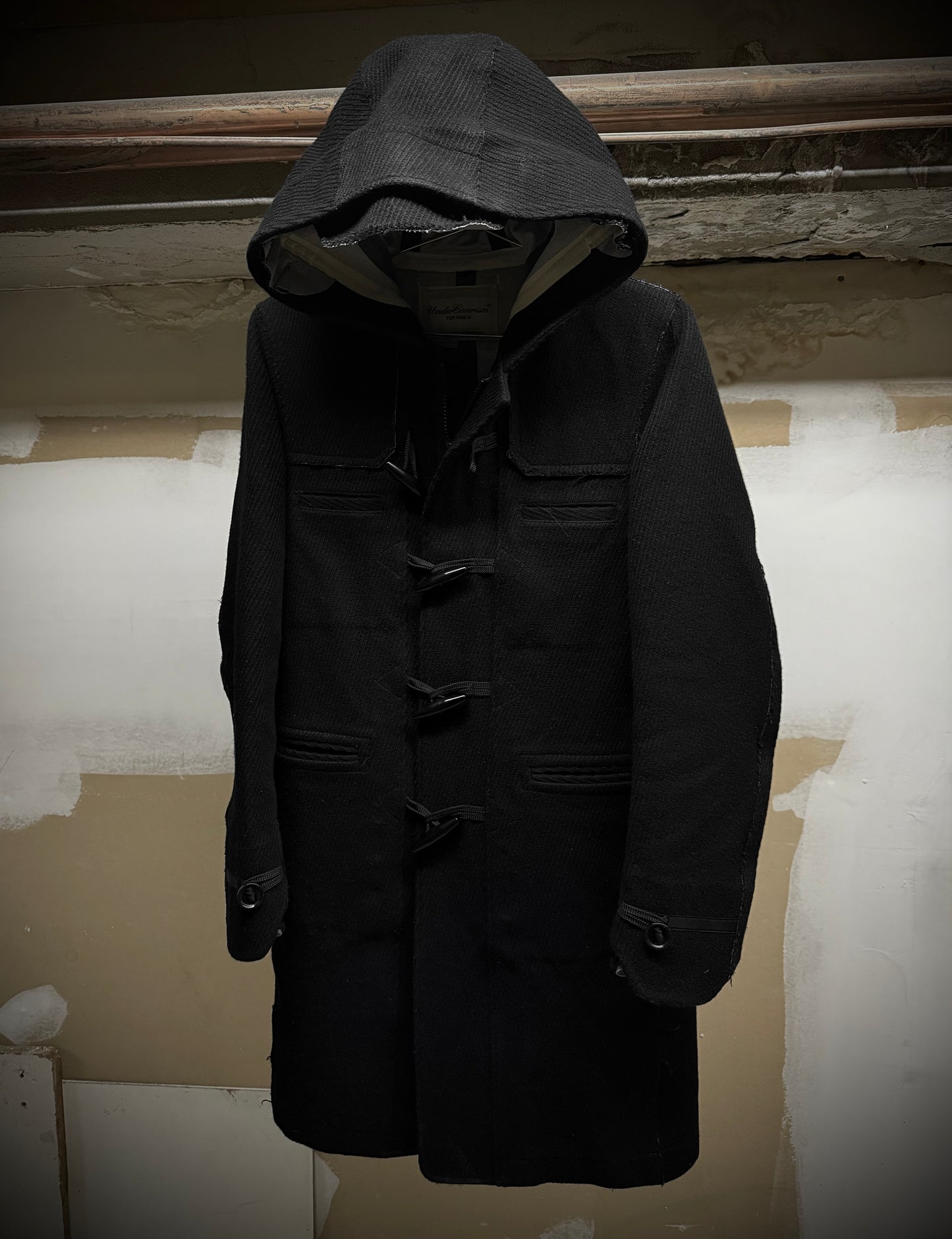 UNDERCOVER AW09 “Earmuff Maniac” Taped Seam Wool Duffle Coat