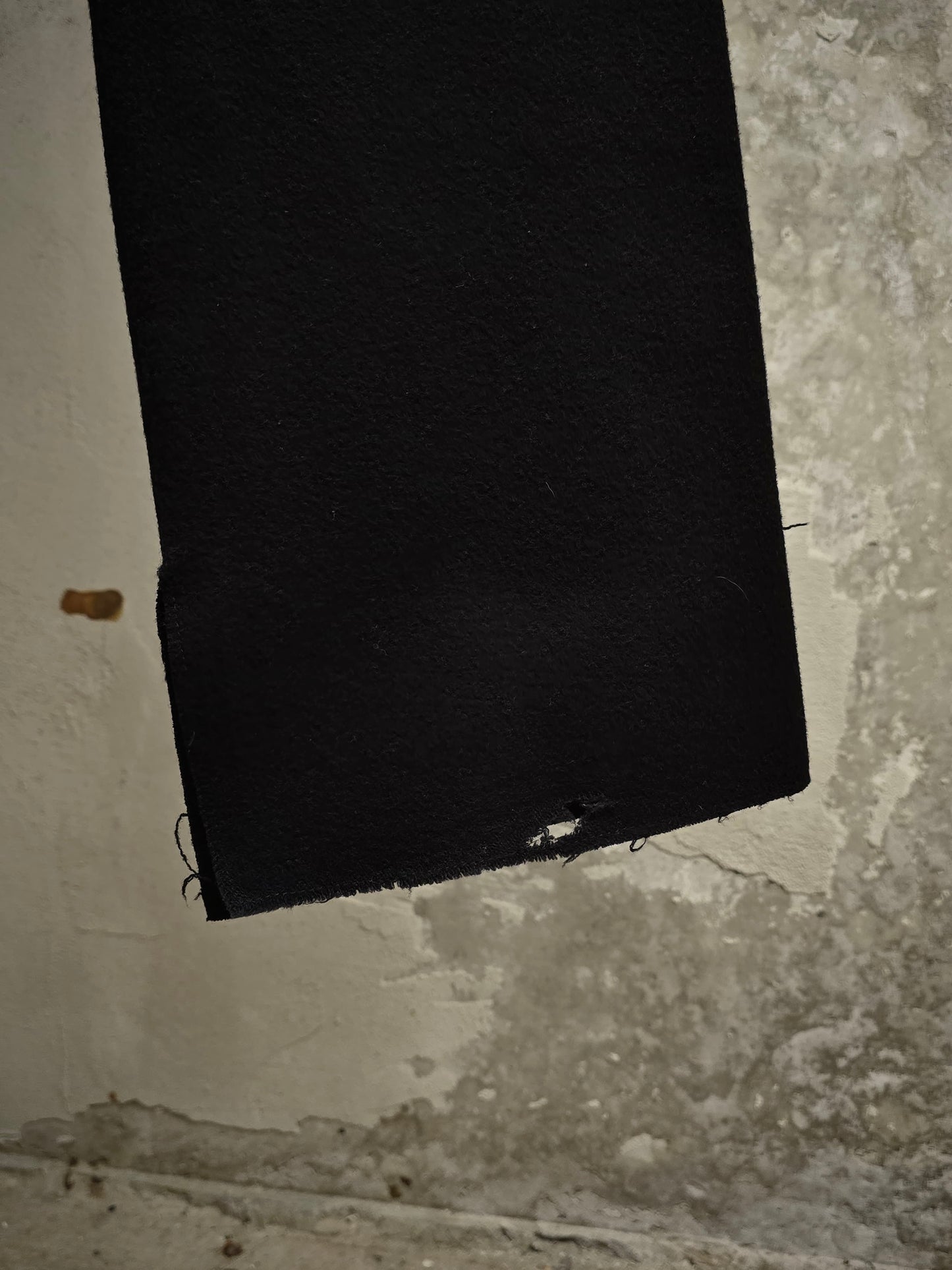 Isamu Katayama "BACKLASH" Blistered Sheepskin Trim Wool Bootcut Pants