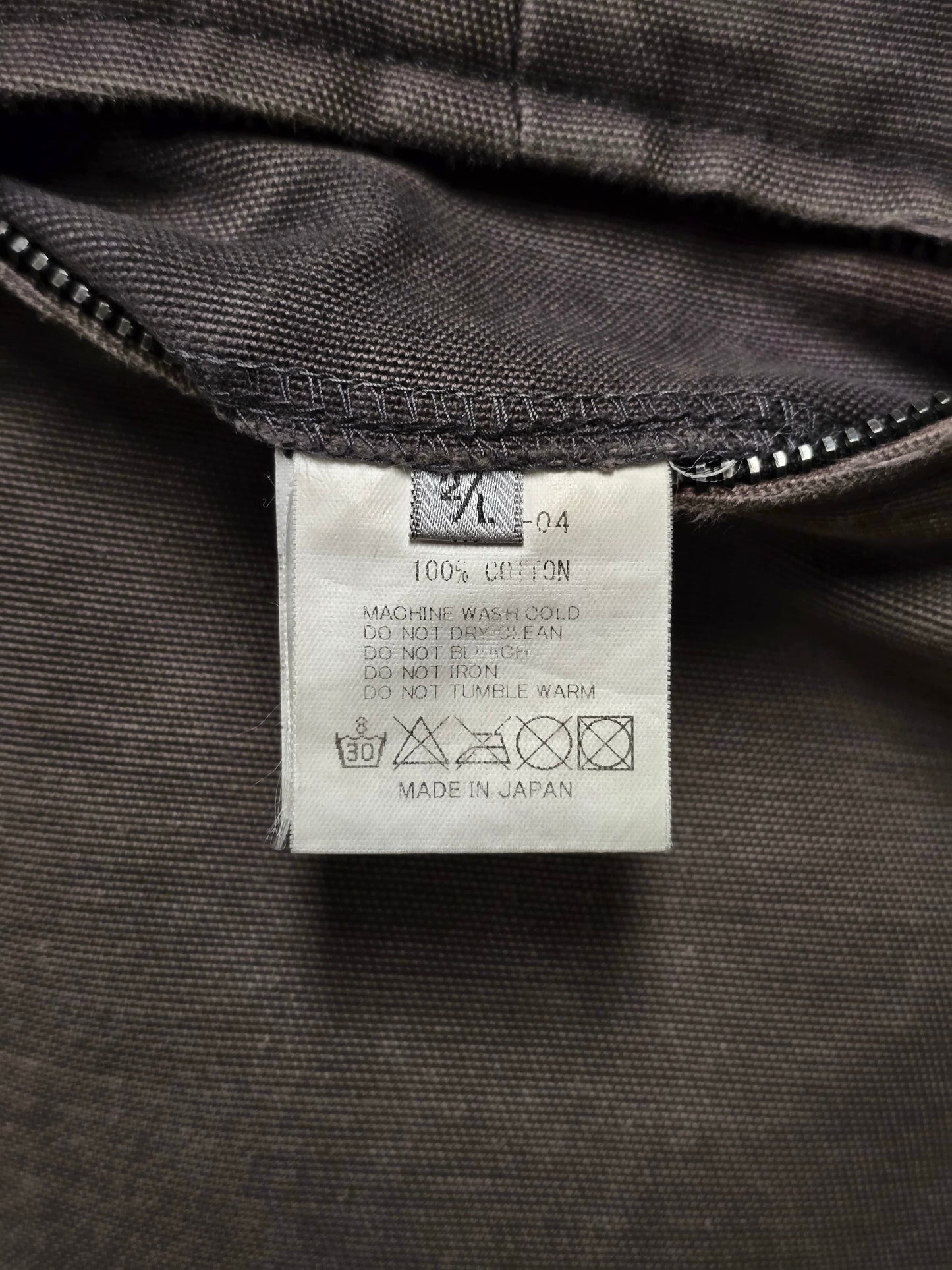 The Viridi-Anne Early 00s Khaki Bio Washed Cotton Canvas Pants