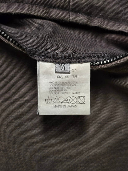 The Viridi-Anne Early 00s Khaki Bio Washed Cotton Canvas Pants