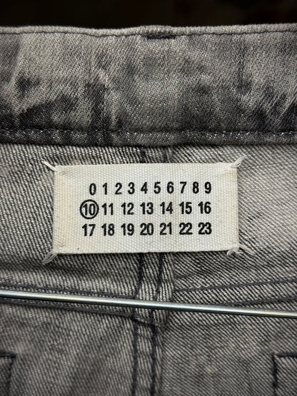 Maison Martin Margiela AW10 Grey Acid Wash Skinny Denim detail | DRIEW GARMENTS