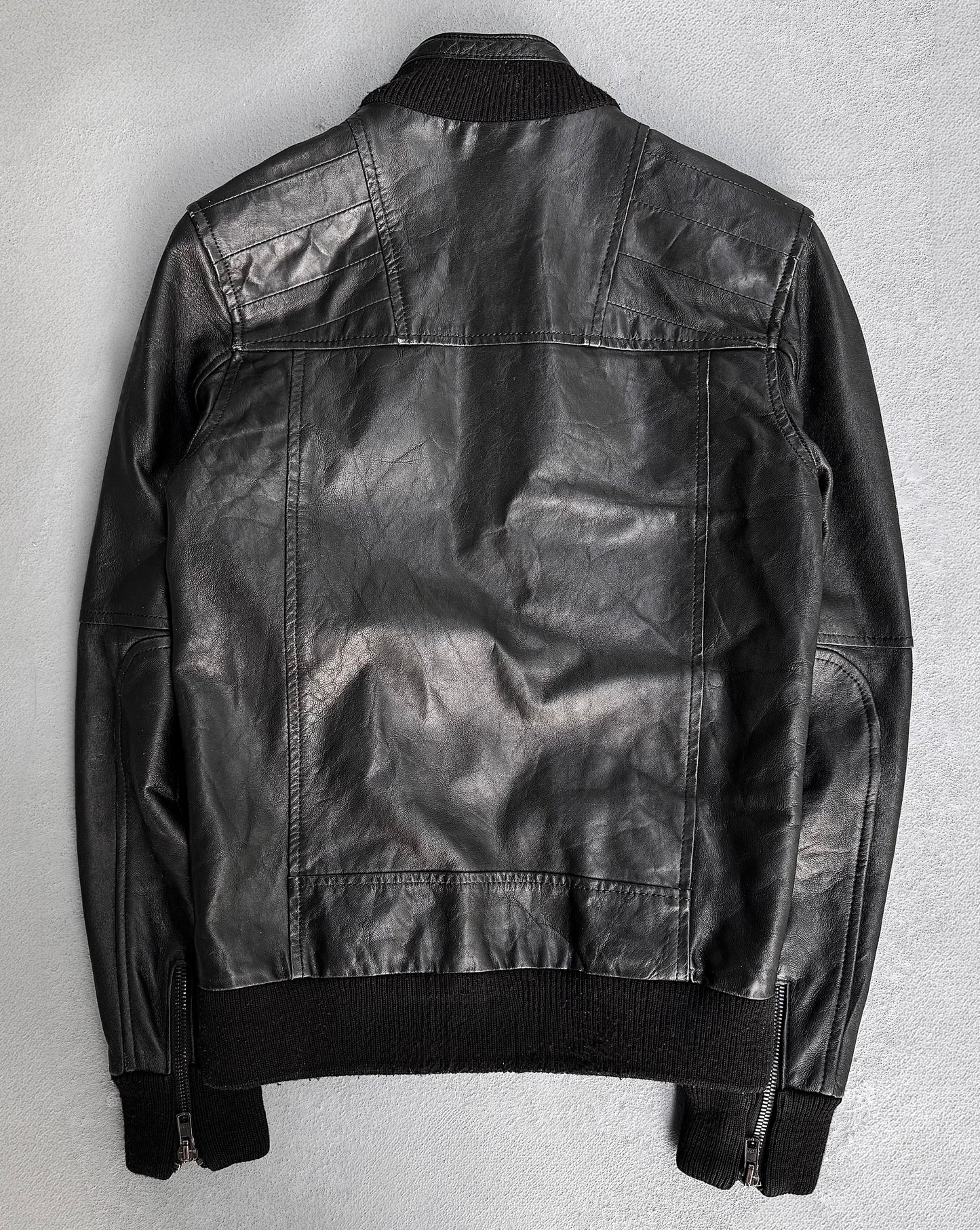 Surface To Air SS13 “Outsider” Multi-pockets Lambskin Leather Jacket