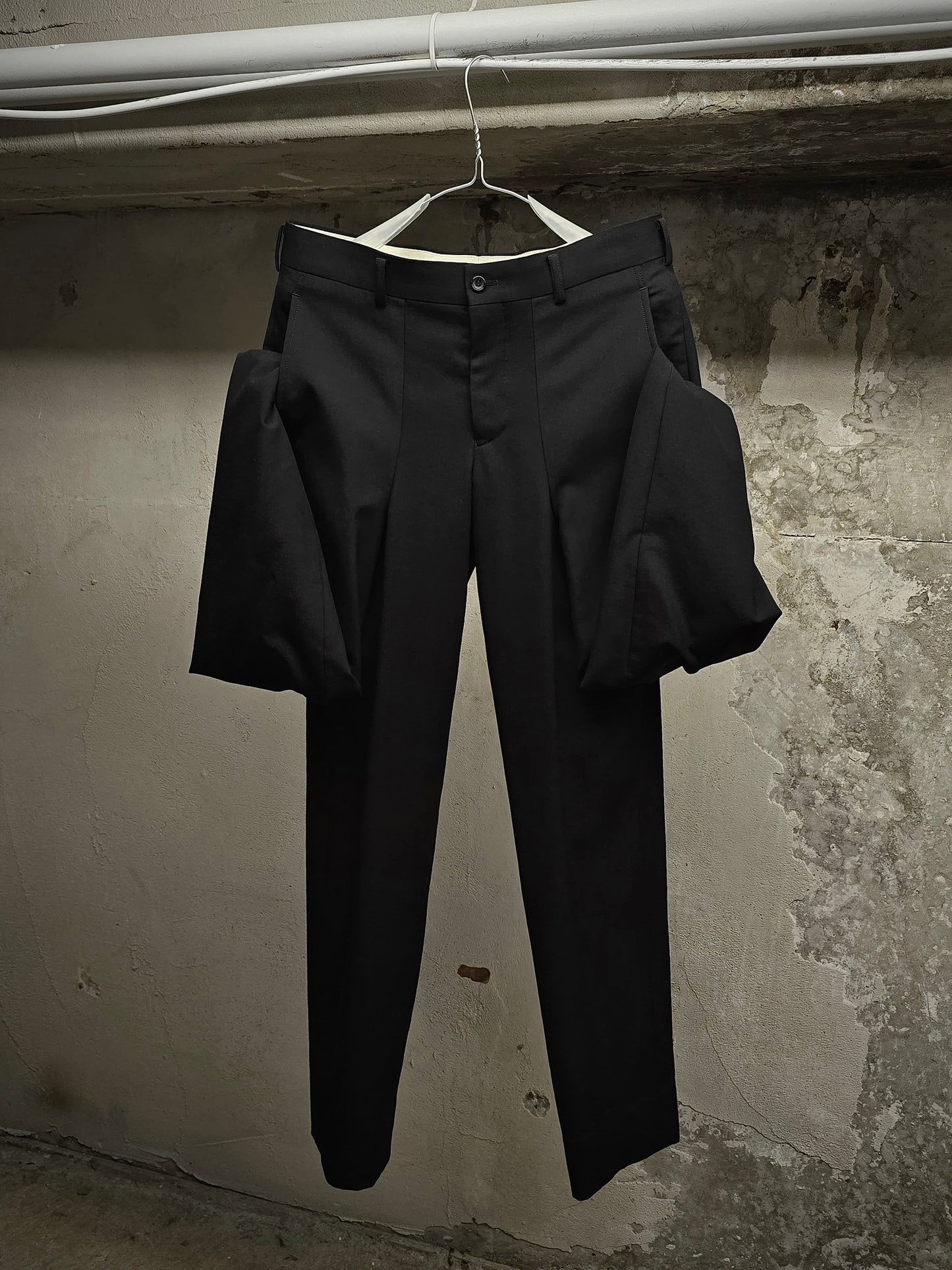 COMME des GARÇONS HOMME PLUS AW23 Four-Legged Wool Trousers