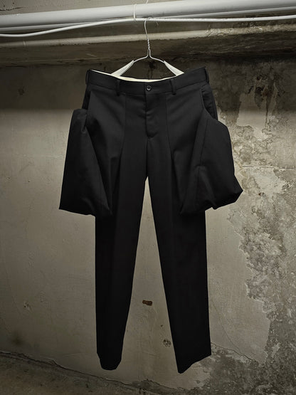 COMME des GARÇONS HOMME PLUS AW23 Four-Legged Wool Trousers
